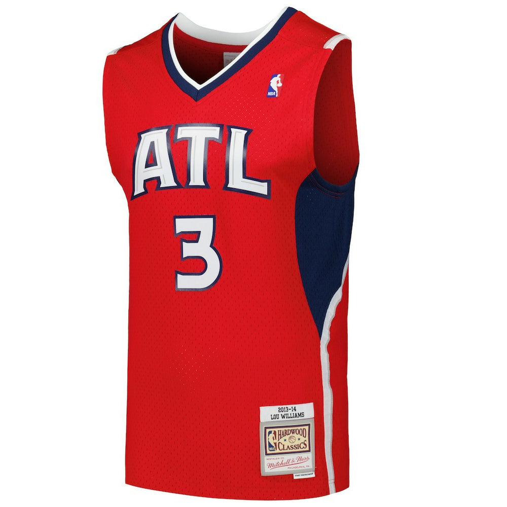 Red Lou Williams Atlanta Hawks 2013/14 Hardwood Classics Swingman Jersey | NBA