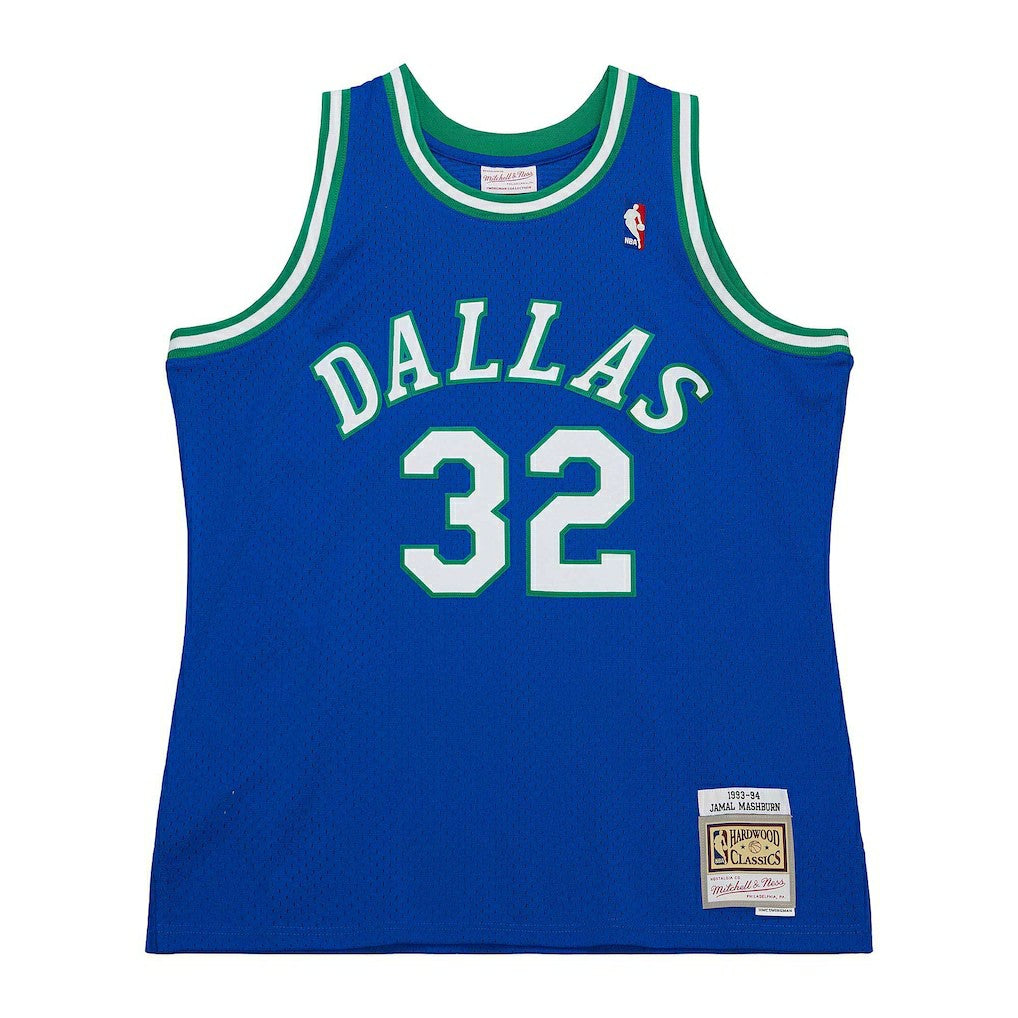 Blue Jamal Mashburn Dallas Mavericks 1993/94 Hardwood Classics Swingman Jersey sale | NBA