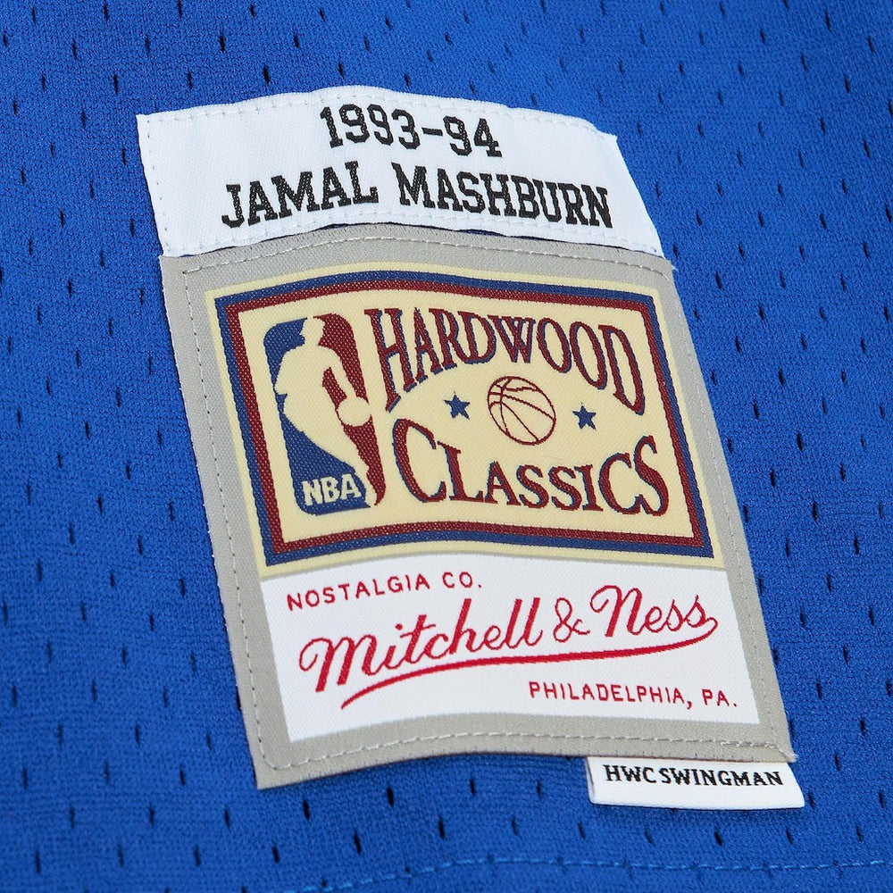 Blue Jamal Mashburn Dallas Mavericks 1993/94 Hardwood Classics Swingman Jersey sale | NBA