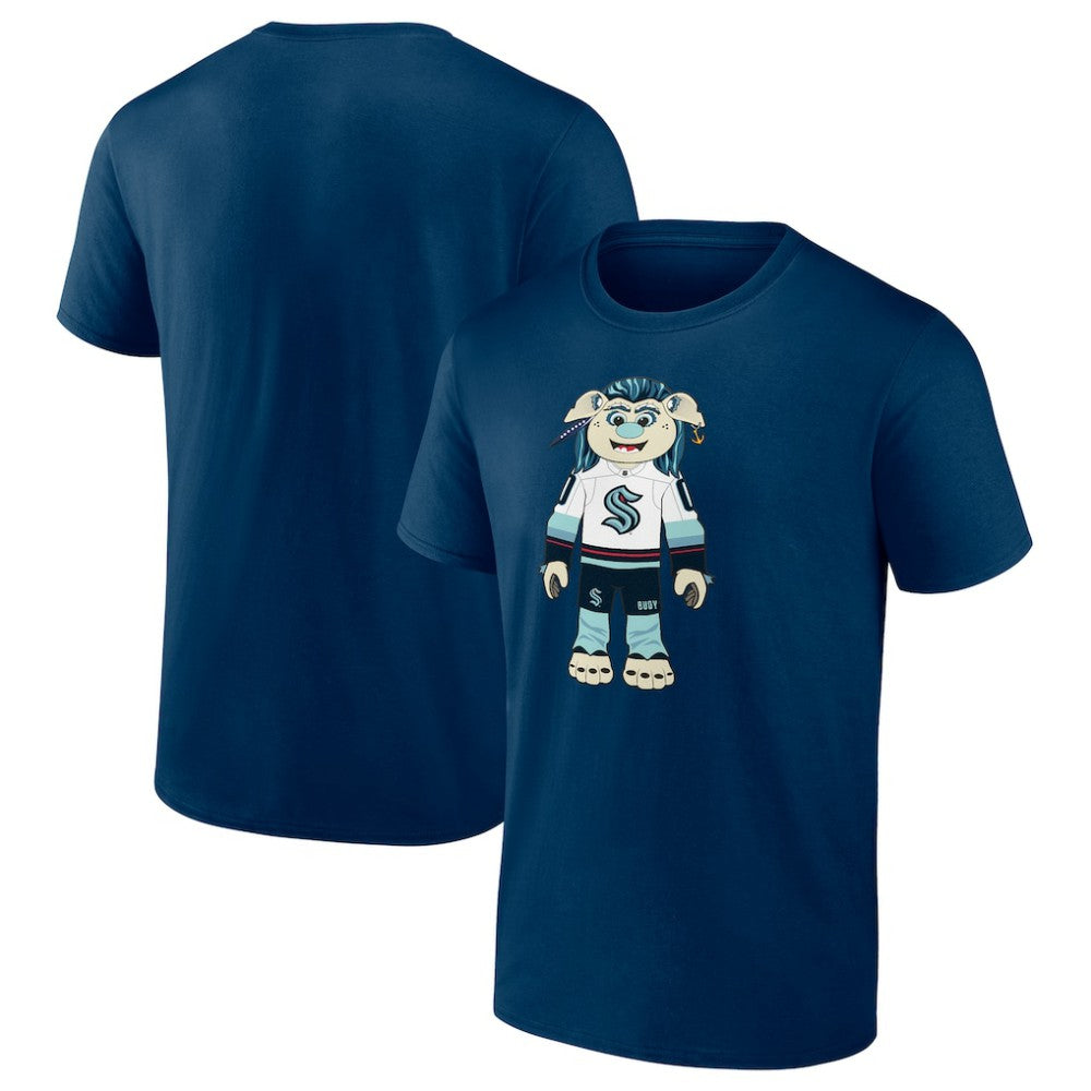 Seattle Kraken Mascot Buoy T-Shirt -  NHL T-shirts