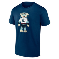 Seattle Kraken Mascot Buoy T-Shirt -  NHL T-shirts