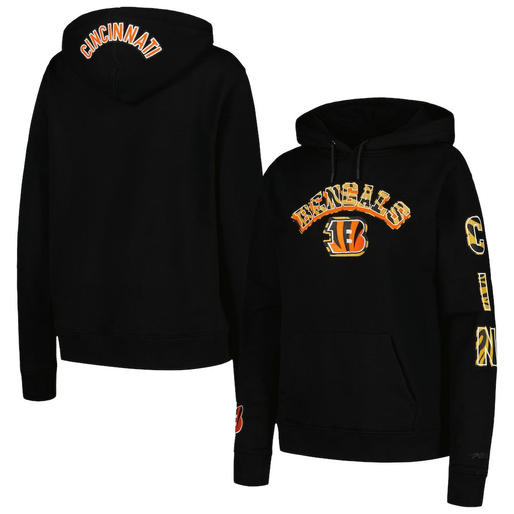 Cincinnati Bengals Pro Standard Women's Animal Print Fleece Pullover Hoodie | NFL Sale