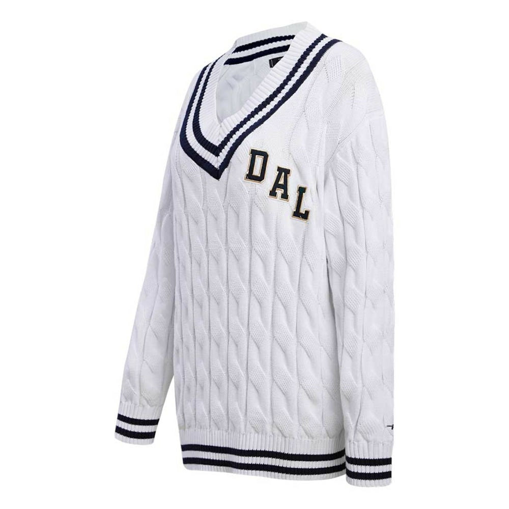 Dallas Cowboys Pro Standard Women's Prep V-Neck Pullover Sweater | NFL Sale