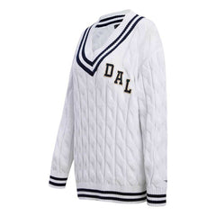 Dallas Cowboys Pro Standard Women's Prep V-Neck Pullover Sweater | NFL Sale