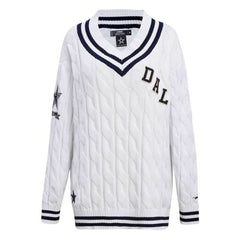Dallas Cowboys Pro Standard Women's Prep V-Neck Pullover Sweater | NFL Sale