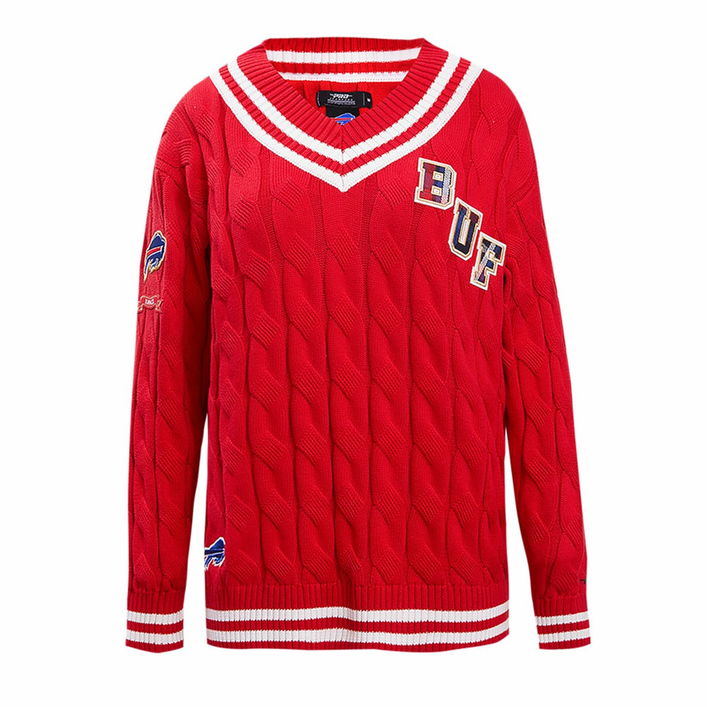 Buffalo Bills Pro Standard Women's Prep V-Neck Pullover Sweater | NFL Hot