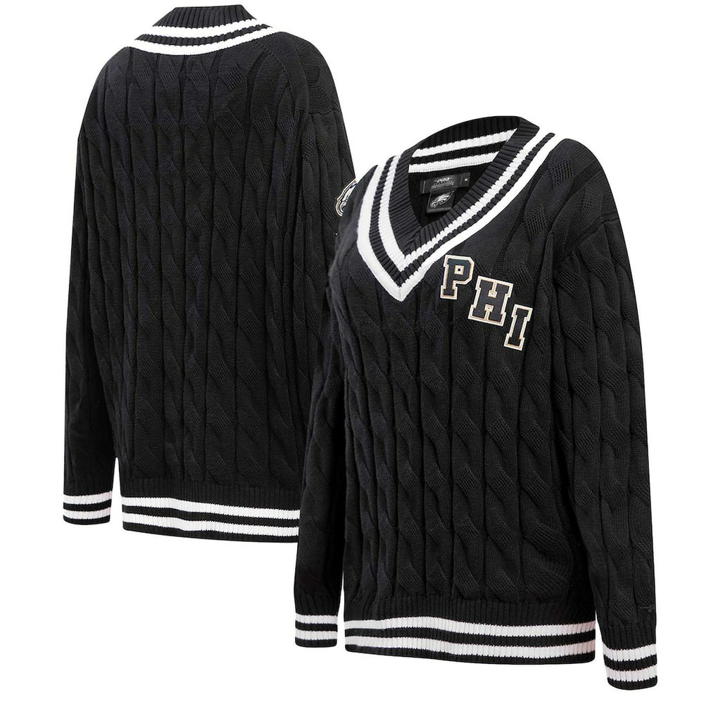 Philadelphia Eagles Pro Standard Women's Prep V-Neck Pullover Sweater | NFL On sale