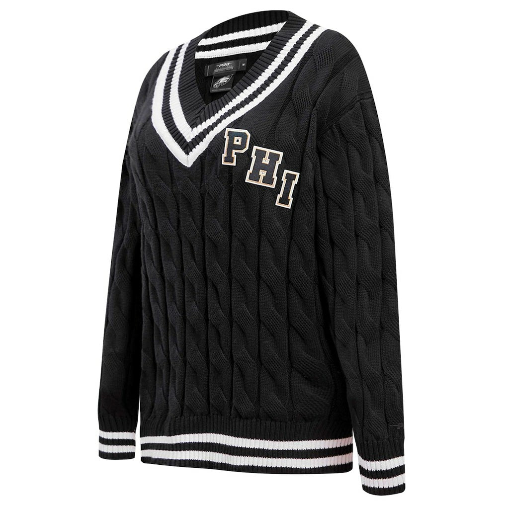 Philadelphia Eagles Pro Standard Women's Prep V-Neck Pullover Sweater | NFL On sale