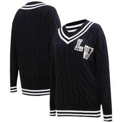 Las Vegas Raiders Pro Standard Women's Prep V-Neck Pullover Sweater | NFL Near me