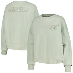 Arizona Cardinals Pro Standard Women's Oversized Cropped Neutral Pullover Sweatshirt | NFL Outlet