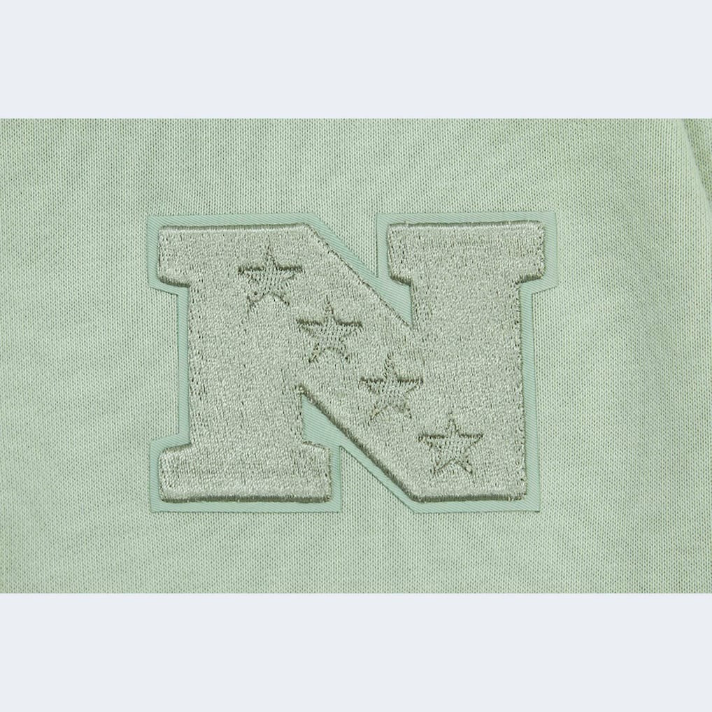 Carolina Panthers Pro Standard Women's Oversized Cropped Neutral Pullover Sweatshirt | NFL Sale