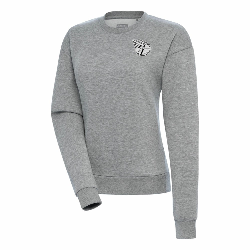Cleveland Guardians Antigua Women's Brushed Metallic Victory Pullover Sweatshirt - MLB Pullover