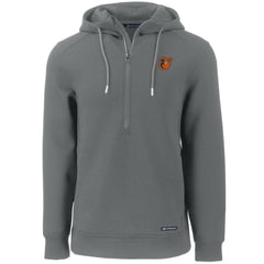 Baltimore Orioles Cutter & Buck Roam Eco Half-Zip Recycled Pullover Hoodie - MLB Hoodies