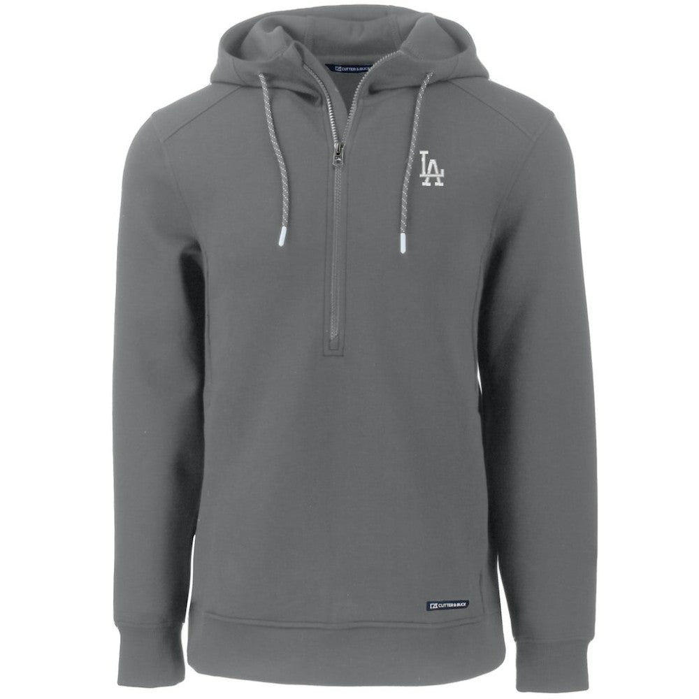 Los Angeles Dodgers Cutter & Buck Roam Eco Half-Zip Recycled Pullover Hoodie - MLB Hoodies