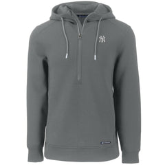 New York Yankees Cutter & Buck Roam Eco Half-Zip Recycled Pullover Hoodie - MLB Hoodies