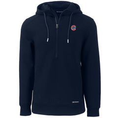 Chicago Cubs Cutter & Buck Roam Eco Half-Zip Recycled Pullover Hoodie - MLB Hoodies