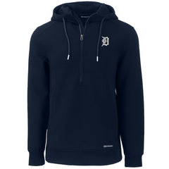 Detroit Tigers Cutter & Buck Roam Eco Half-Zip Recycled Pullover Hoodie - MLB Hoodies