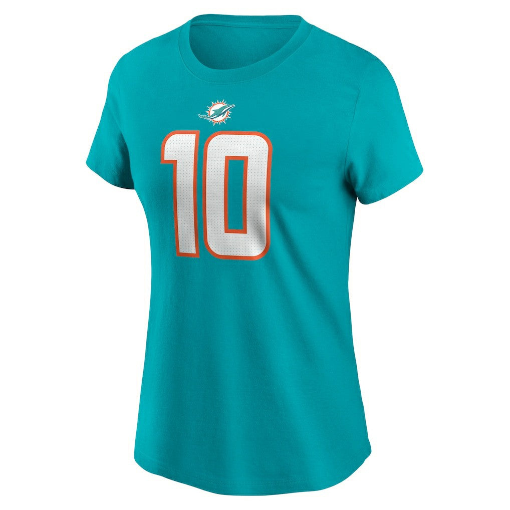 Miami Dolphins Tyreek Hill  Women's Player Name & Number T-Shirt | NFL Near me