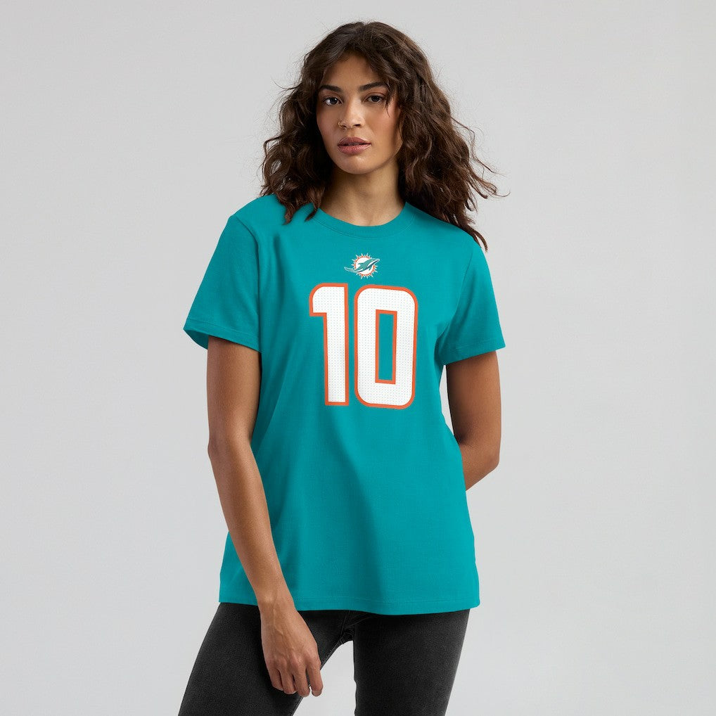 Miami Dolphins Tyreek Hill  Women's Player Name & Number T-Shirt | NFL Near me