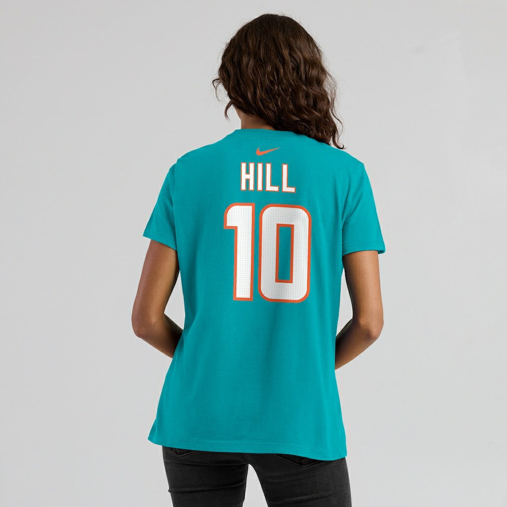 Miami Dolphins Tyreek Hill  Women's Player Name & Number T-Shirt | NFL Near me
