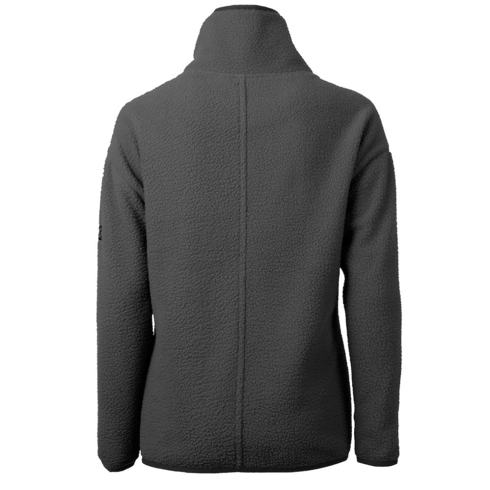 Colorado Rockies Cutter & Buck Women's Roam Cascade Eco Sherpa Fleece Half-Zip Pullover Jacket - MLB Jackets