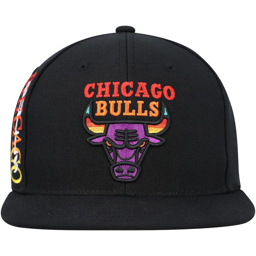 Black Chicago Bulls Soul High-Grade Fade Undervisor Snapback Hat | NBA