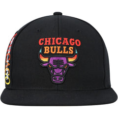 Black Chicago Bulls Soul High-Grade Fade Undervisor Snapback Hat | NBA