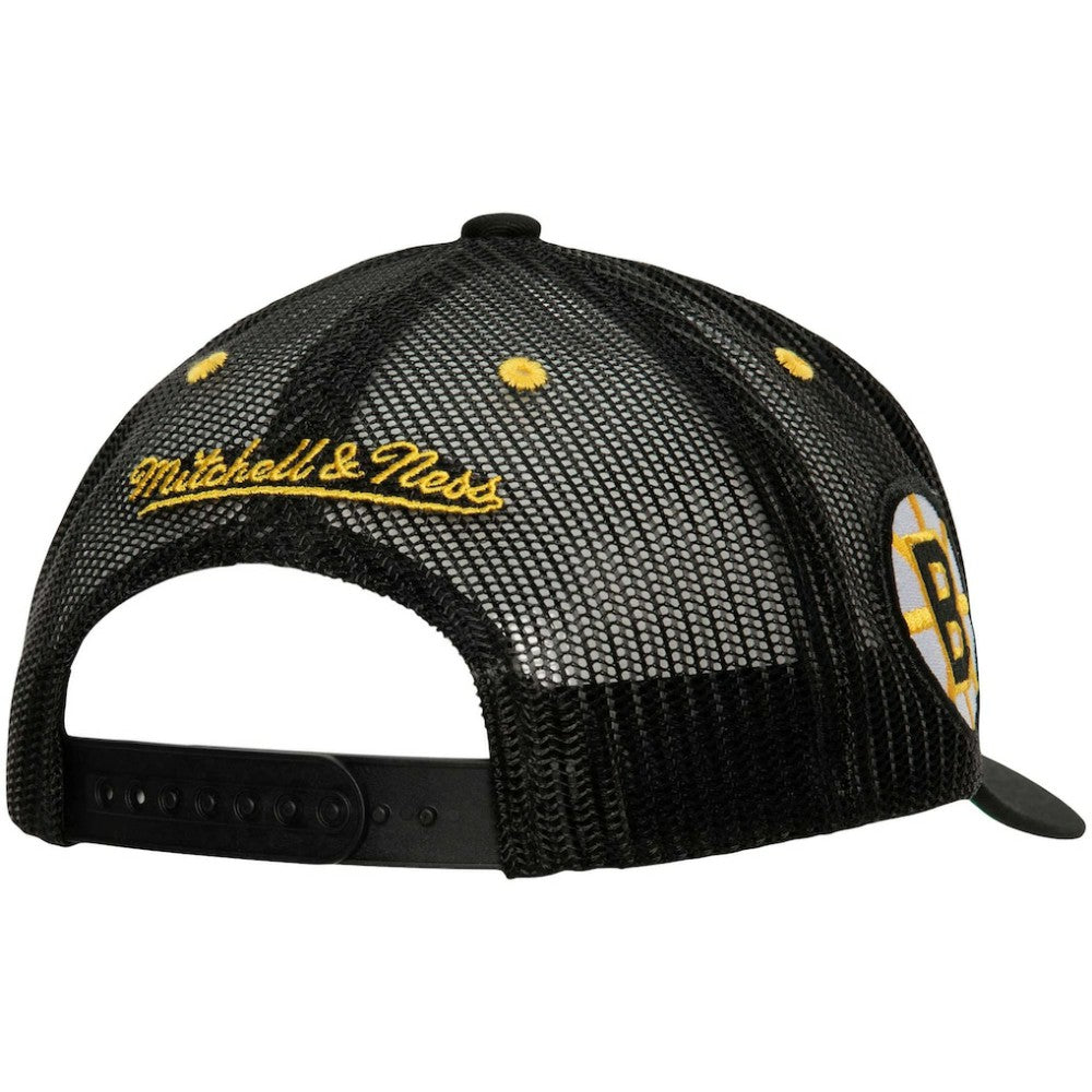 Boston Bruins Mitchell & Ness Team Seal Trucker Snapback Hat -  NHL Hats