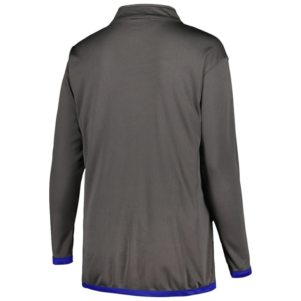 Los Angeles Dodgers Profile Women's Plus Size Quarter-Zip Jacket - MLB Jackets