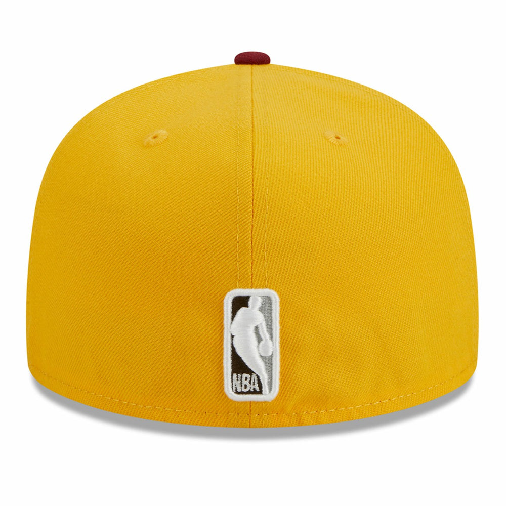 Yellow/Red New York Knicks Fall Leaves 2-Tone 59FIFTY Fitted Hat | NBA