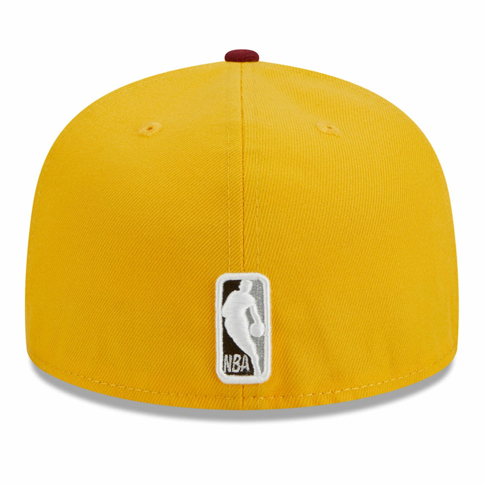 Yellow/Red Phoenix Suns Fall Leaves 2-Tone 59FIFTY Fitted Hat | NBA
