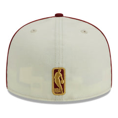 Cream/Wine Cleveland Cavaliers Piping 2-Tone 59FIFTY Fitted Hat sale | NBA