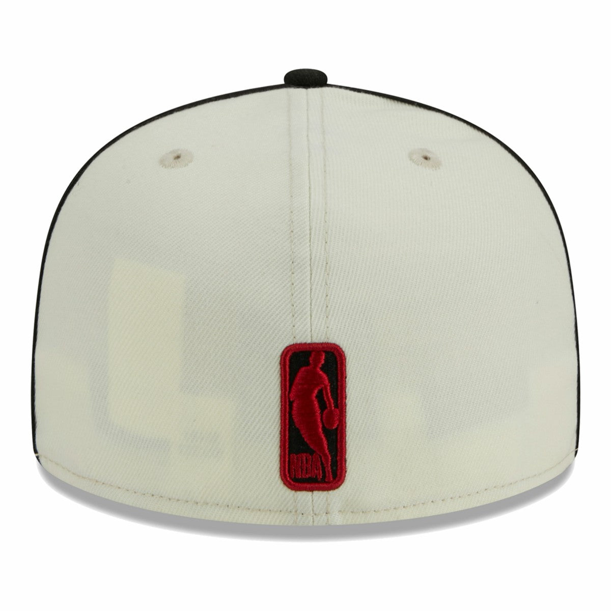 Cream/Black Miami Heat Piping 2-Tone 59FIFTY Fitted Hat | NBA