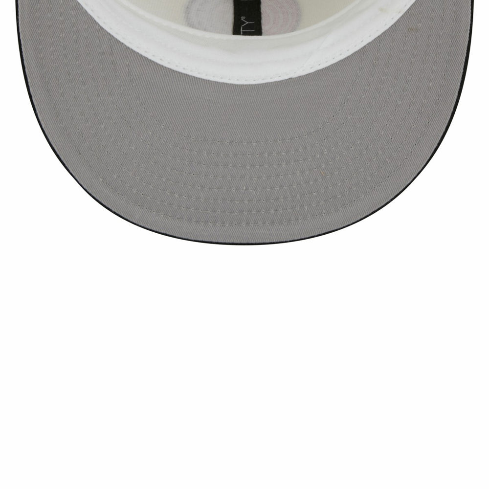 Cream/Black Portland Trail Blazers Piping 2-Tone 59FIFTY Fitted Hat | NBA