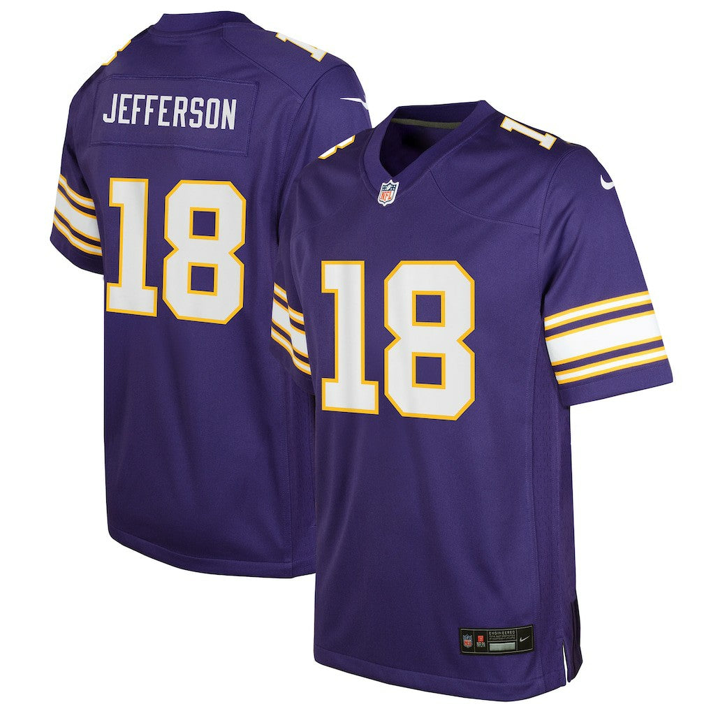 Minnesota Vikings Justin Jefferson  Youth Game Jersey | NFL Near me