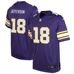 Minnesota Vikings Justin Jefferson  Youth Game Jersey | NFL Near me