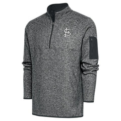 St. Louis Cardinals Antigua Metallic Big & Tall Quarter-Zip Jacket - MLB Jackets