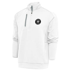 Houston Astros Antigua Metallic Generation Quarter-Zip Pullover Top - MLB Pullover