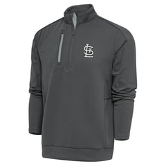 St. Louis Cardinals Antigua Metallic Generation Quarter-Zip Pullover Top - MLB Pullover