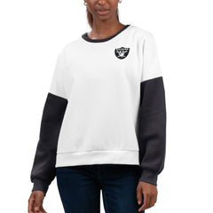 Las Vegas Raiders G-III 4Her by Carl Banks Women's A-Game Pullover Sweatshirt | NFL Discount