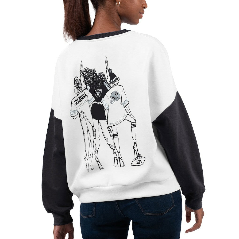 Las Vegas Raiders G-III 4Her by Carl Banks Women's A-Game Pullover Sweatshirt | NFL Discount
