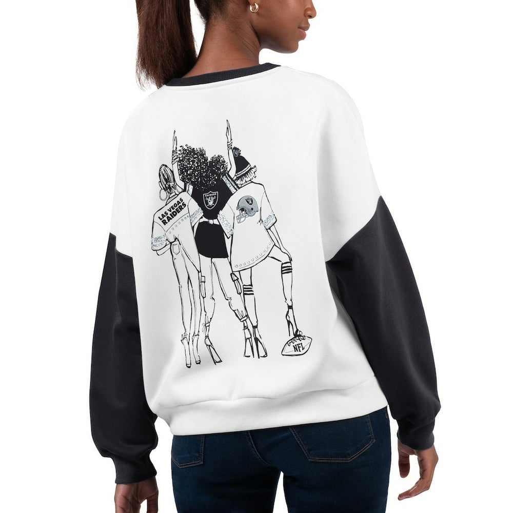 Las Vegas Raiders G-III 4Her by Carl Banks Women's A-Game Pullover Sweatshirt | NFL Discount