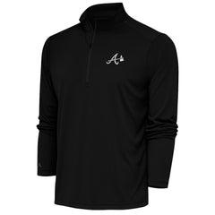Atlanta Braves Antigua Metallic Tribute Quarter-Zip Top - MLB Tops
