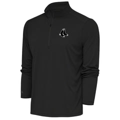 Boston Red Sox Antigua Metallic Tribute Quarter-Zip Top - MLB Tops