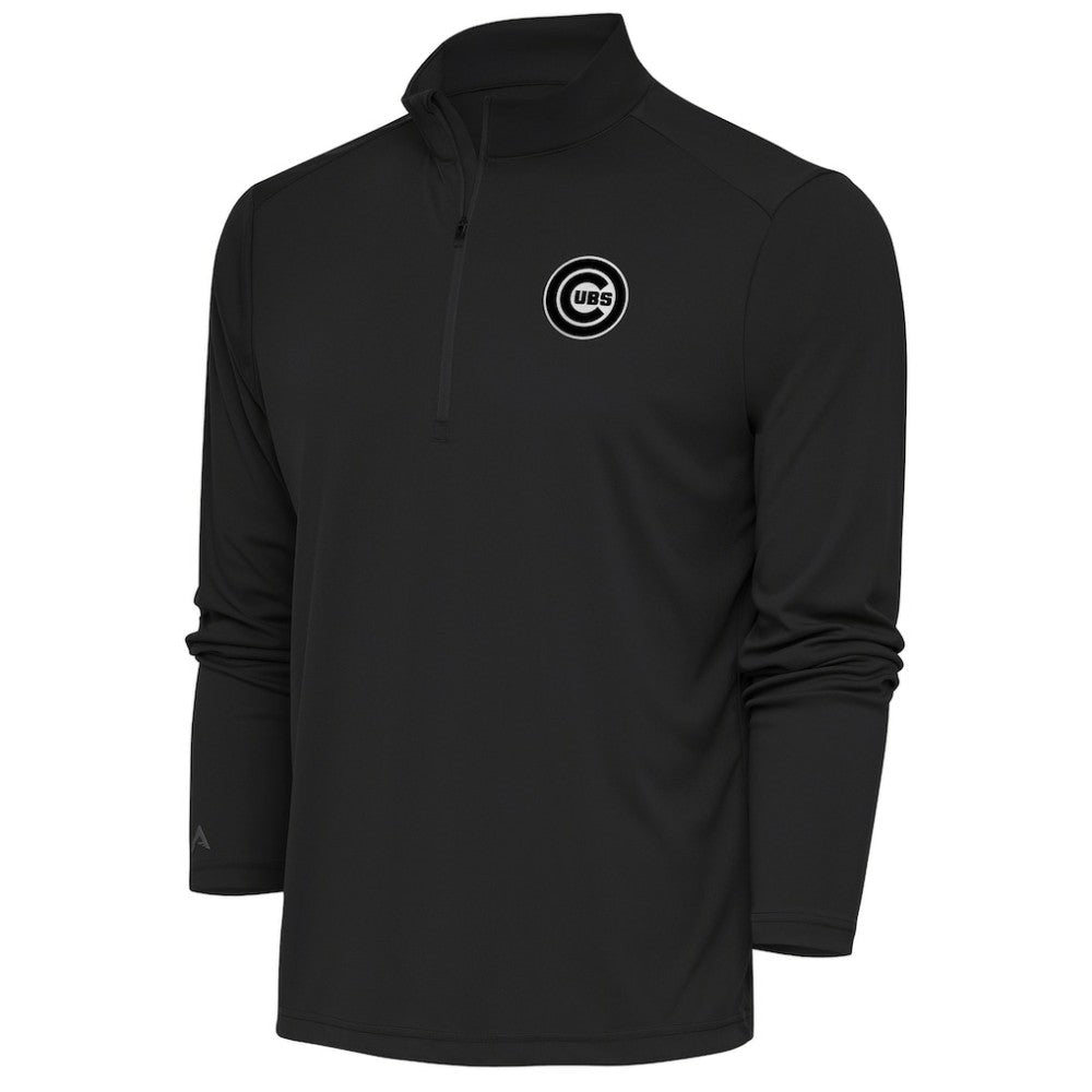 Chicago Cubs Antigua Metallic Tribute Quarter-Zip Top - MLB Tops