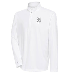 Detroit Tigers Antigua Metallic Tribute Quarter-Zip Top - MLB Tops