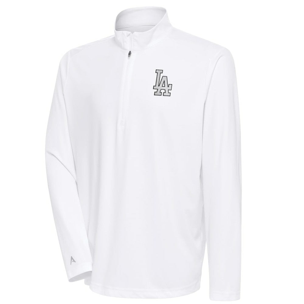 Los Angeles Dodgers Antigua Metallic Tribute Quarter-Zip Top - MLB Tops