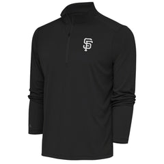 San Francisco Giants Antigua Metallic Tribute Quarter-Zip Top - MLB Tops