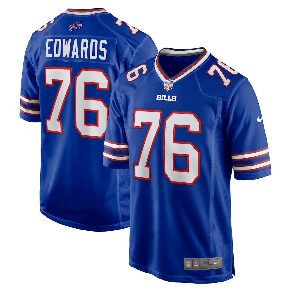 Buffalo Bills David Edwards  Game Jersey | NFL Near me