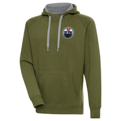 Edmonton Oilers Antigua Victory Pullover Hoodie -  NHL Hoodies